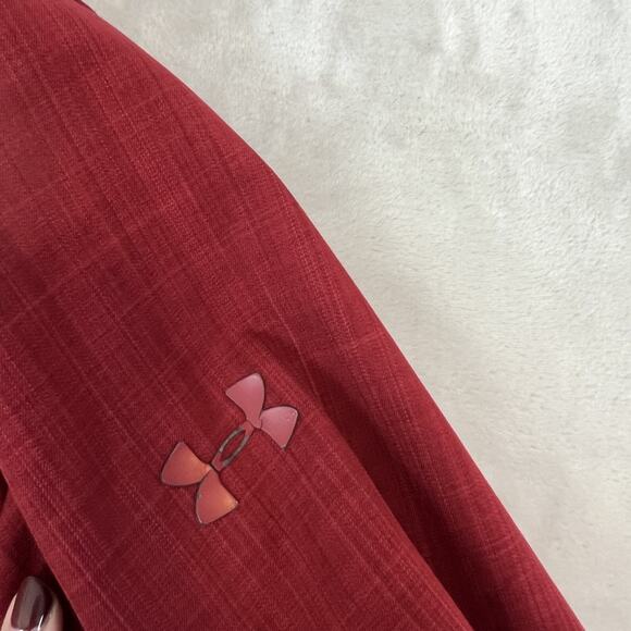 Under Armour Jacket Mens Medium Red Storm Infrared Full Zip Outdoor Techwear - Picture 3 of 13